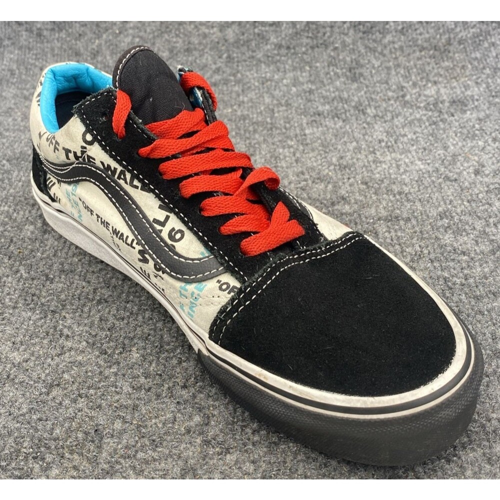 Vans Old Skool Off The Wall Flame Print Skate Shoes Black Men 9 / Women 10.5 - Picture 10 of 14